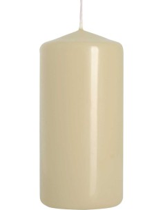 BISPOL świeca walec SW50/100-011 ECRU, 1 sztuka