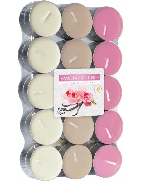 BISPOL podgrzewacze zapachowe P15-184 WANILIA-ORCHIDEA, 30 szt
