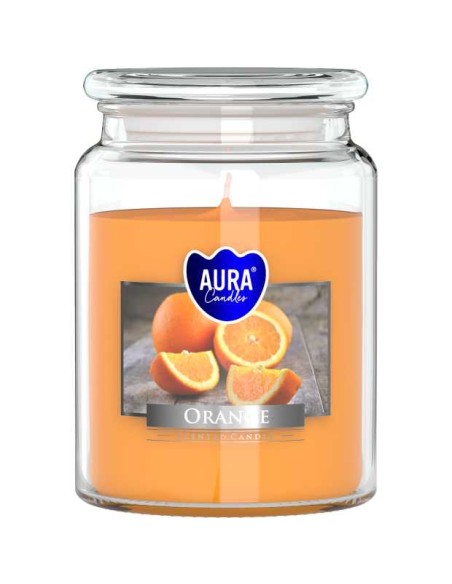 BISPOL AURA Świeca zapachowa w szkle SND99-63 POMARAŃCZA, 500 g