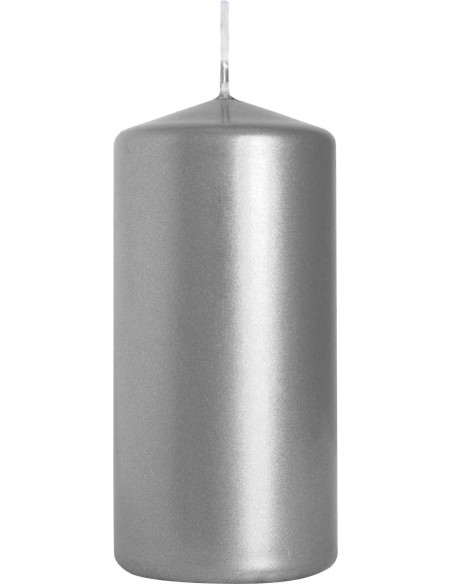 BISPOL świeca walec SW50/100-271 SREBRNA, 1 sztuka