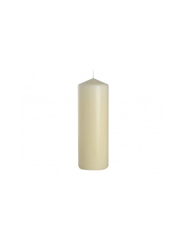 BISPOL świeca walec SW80/200-011 ECRU, 1 sztuka