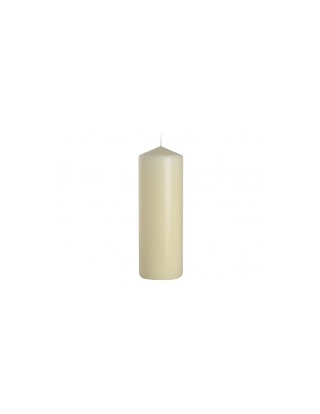 BISPOL świeca walec SW80/200-011 ECRU, 1 sztuka