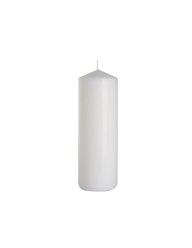 BISPOL świeca walec SW80/200-090 BIAŁA, 1 sztuka