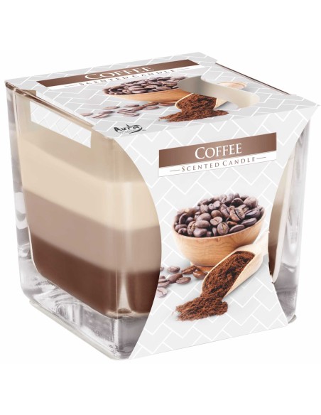 BISPOL AURA Świeca zapachowa w szkle SNK80-89, COFFEE, 1 szt