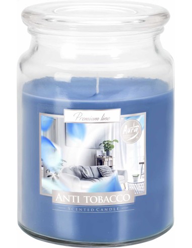 BISPOL AURA Świeca zapachowa w szkle SND99-69 ANTYTABAK, 500 g