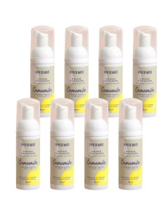 FLOR DE MAYO RUMIANEK Pianka oczyszczająca do mycia twarzy CAMOMILA, pakiet 8 x 50 ml