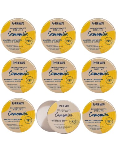 FLOR DE MAYO RUMIANEK Masełko do demakijażu CAMOMILA, pakiet 9 x 80 g