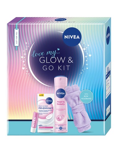 NIVEA WOMEN Zestaw prezentowy kosmetyków GLOW&GO KIT, 1 szt