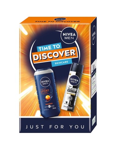 NIVEA MEN Zestaw prezentowy kosmetyków TIME TO DISCOVER, 1 szt