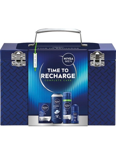NIVEA MEN Zestaw prezentowy kosmetyków TIME TO RECHARGE, 1 szt
