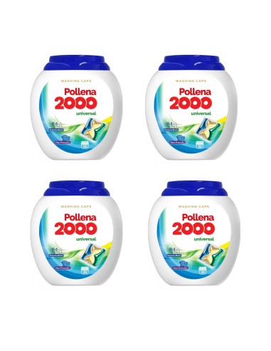 POLLENA 2000 Kapsułki do prania UNIWERSALNE 50 szt, 1 op, PAKIET 4 x 50 szt