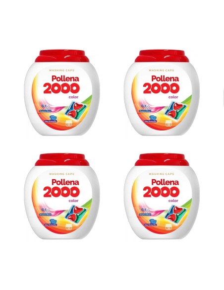 POLLENA 2000 Kapsułki do prania KOLOR 50 szt, 1 op, PAKIET 4 x 50 szt