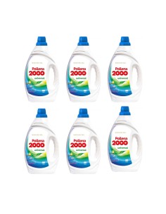 POLLENA 2000 Żel do prania UNIWERSALNY 57 prań, 2 l, pakiet 6 szt.
