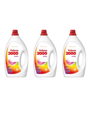 POLLENA 2000 Żel do prania KOLOR 100 prań, 3,5 l, PAKIET 3 x 3,5 l