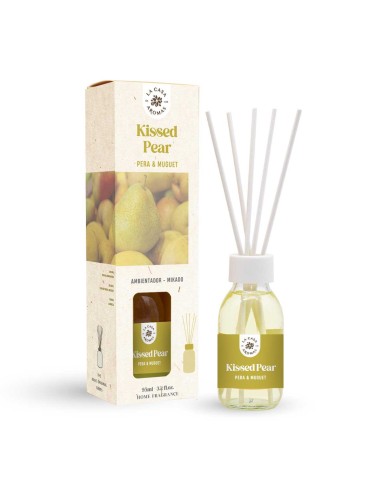 LA CASA DE LOS AROMAS BASIC Patyczki zapachowe GRUSZKA I BIAŁE KWIATY, 95 ml
