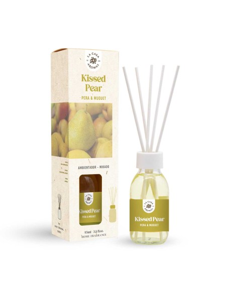 LA CASA DE LOS AROMAS BASIC Patyczki zapachowe GRUSZKA I BIAŁE KWIATY, 95 ml