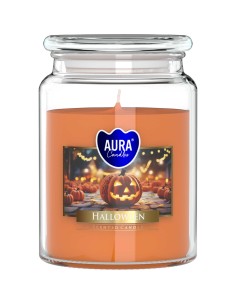 BISPOL AURA Świeca zapachowa w szkle SND99-466 HALLOWEEN, 500 g