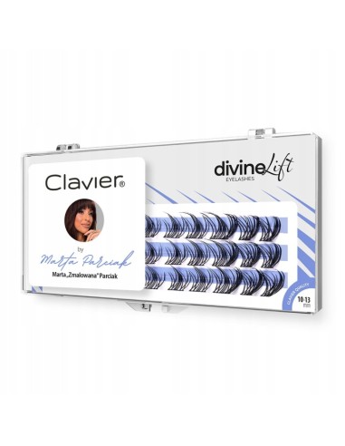 CLAVIER Kępki rzęs DIVINE LIFT 10-13 mm, 1 op
