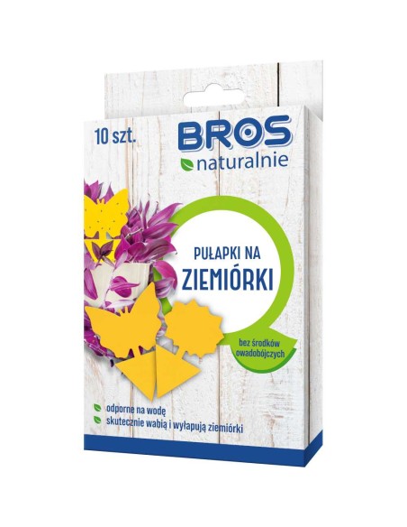 BROS NATURALNIE Pułapki na ziemiórki 10 szt, 1 op