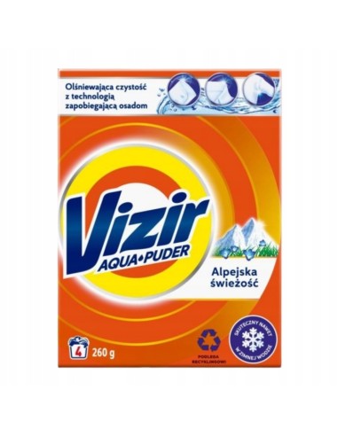 VIZIR Proszek do prania ALPEJSKA ŚWIEŻOŚĆ 6 prań, 330 g